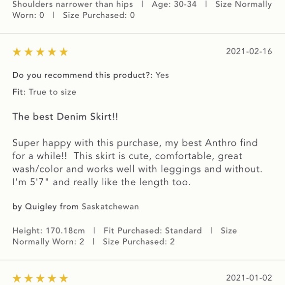 Anthropologie NWT Pilcro Patchwork Denim MIDI Skirt Size 2 - Picture 9 of 14